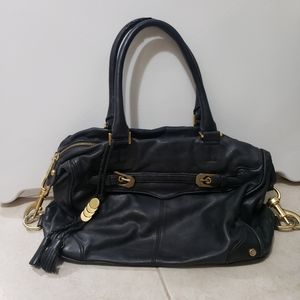 Rebecca Minkoff black leather shoulder bag